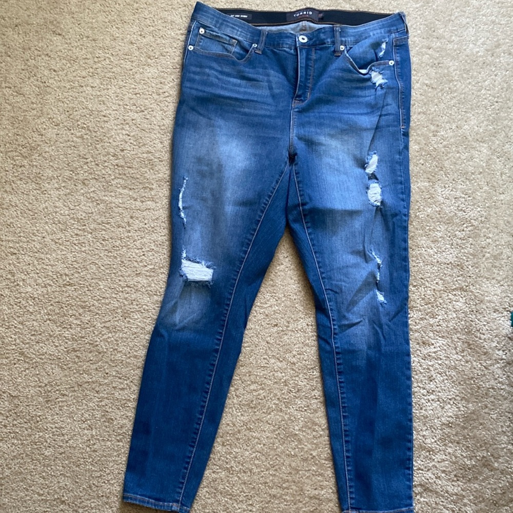 Torrid Sky high Skinny jeanss
